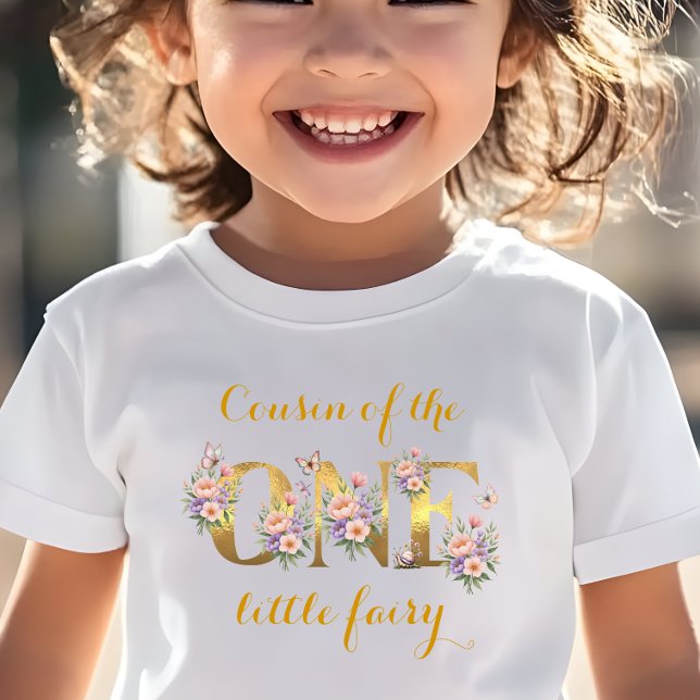 Cousin of the fairy garden 1st birthday party T-Shirt (Creator Uploaded)