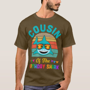 Cousin Of The Shark Birthday Cousin Matching Famil T-Shirt