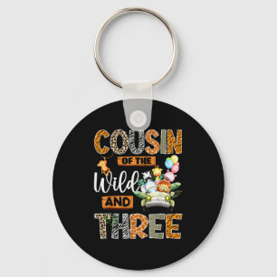 Cousin Of The Wild And Three 3rd Birthday Boy Safa Key Ring