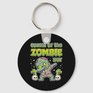 Cousin Of The Zombie Boy Zombie Lover 9th Birthday Key Ring