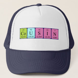Cousin periodic table name hat