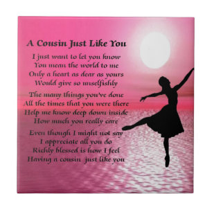 Cousin Poem - Ballerina Tile