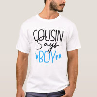 Cousin Says boy funny gender reveal