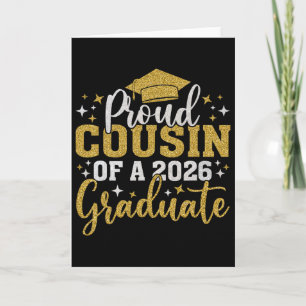Cousin Senior 2026 Proud Cousin Of A 2026 Graduate Card