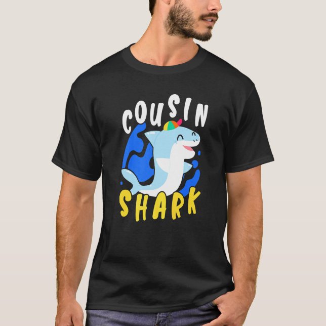 Cousin Shark  Marine Biology Sea Animal Underwater T-Shirt (Front)