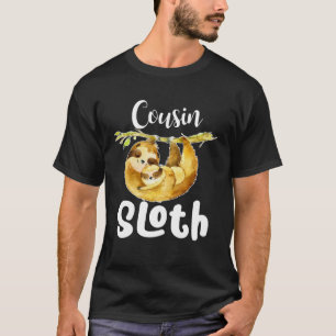 Cousin Sloth Matching Family Cute  Mother s Day T-Shirt