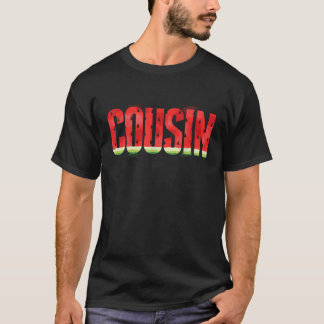 Cousin Watermelon Summer Fruit Family Matching Bir T-Shirt