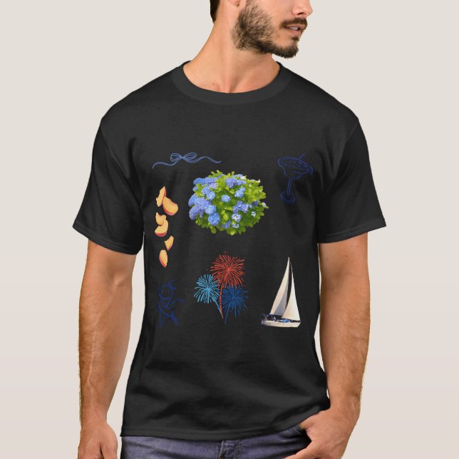 Cousins beach stickers T-Shirt (Front)