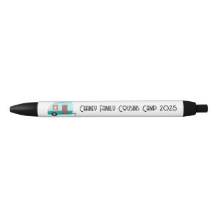 Cousins Camp Retro Camper Black Ink Pen
