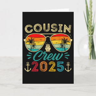 Cousins Cruise 2025 Family Group Matching Summer V Card