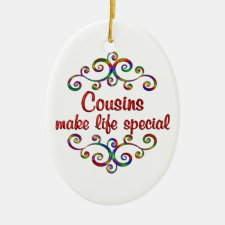 Cousins Make Life Special Ceramic Tree Decoration