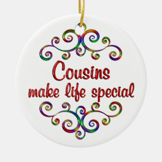 Cousins Make Life Special Ceramic Tree Decoration
