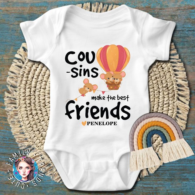 Cousins Make the Best Friends Baby Bodysuit (Creator Uploaded)