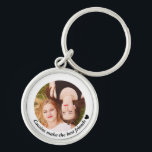 Cousins Make the Best Friends Photo Key Ring<br><div class="desc">Elegant photo keychain with cousin quote "Cousins make the best friends"</div>