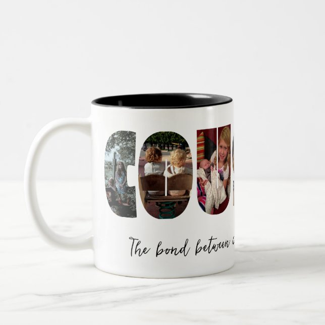 Cousins Photo Collage Mug (Left)