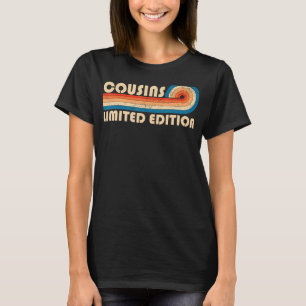 COUSINS Surname Retro Vintage 80s 90s Birthday Reu T-Shirt