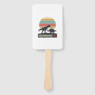 Cousinsaurus Rex Funny Dinosaur Vintage Shirt Desi Hand Fan