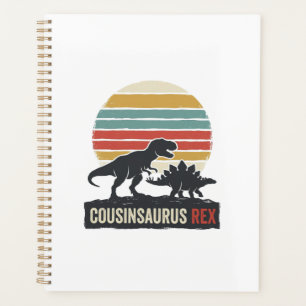 Cousinsaurus Rex Funny Dinosaur Vintage Shirt Desi Planner