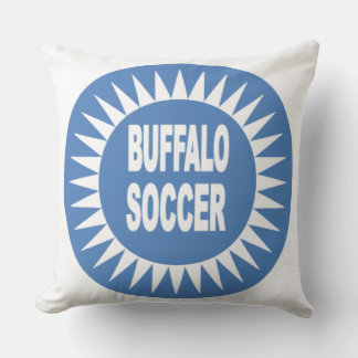 Coussin blanc grand modèle BUFFALO SOCCER Cushion
