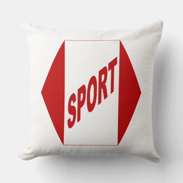 Coussin blanc grand modèle  CANADA  SPORT  Cushion (Front)