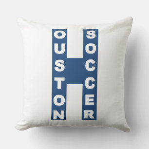Coussin blanc grand modèle HOUSTON SOCCER Cushion