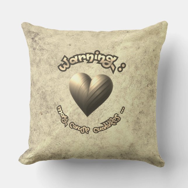 Coussin décoratif - golden heart cushion (Front)
