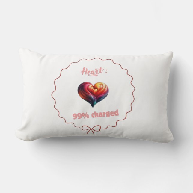 Coussin décoratif -  Heart 99% Charged Lumbar Cushion (Front)