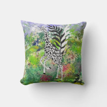 Coussin Wildlife Friendship - Giraffe