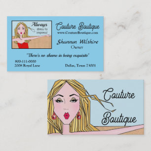 Couture Boutique Business Card