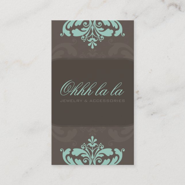COUTURE BUSINESS CARD :: couture flourish 2AP (Front)