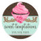 Couture Cupcake Bakery Box Seals
