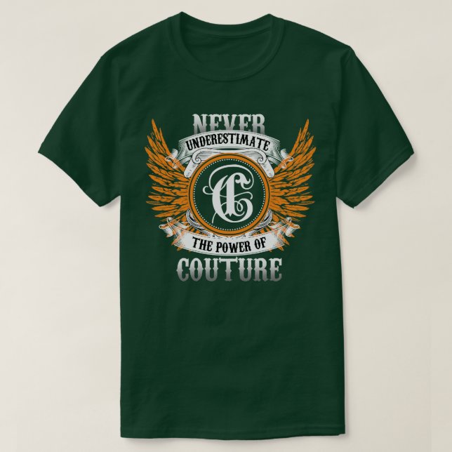 Couture Name Shirt Never Underestimate The Power O (Design Front)