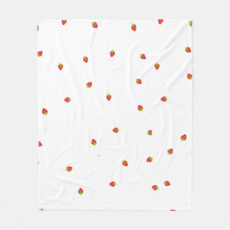Couverture Polaire strawberry  Fleece Blanket