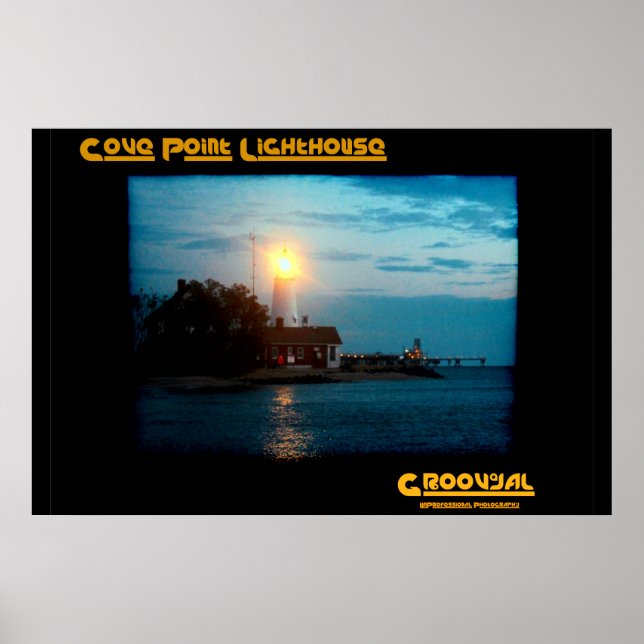 Cove Point Lighthouse Poster (Front)