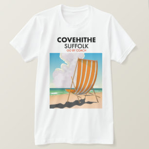Covehithe suffolk beach travel poster T-Shirt