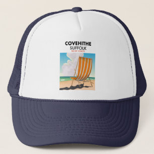 Covehithe suffolk beach travel poster T-Shirt Trucker Hat