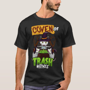 Coven Of Trash Witches Halloween Opossum T-Shirt