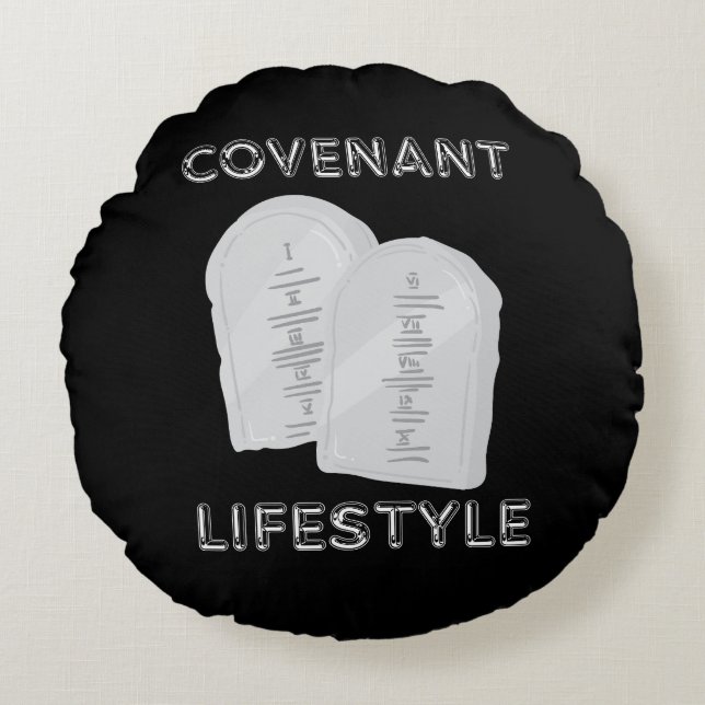 Covenant Lifestyle By Choice Round Cushion (Front)