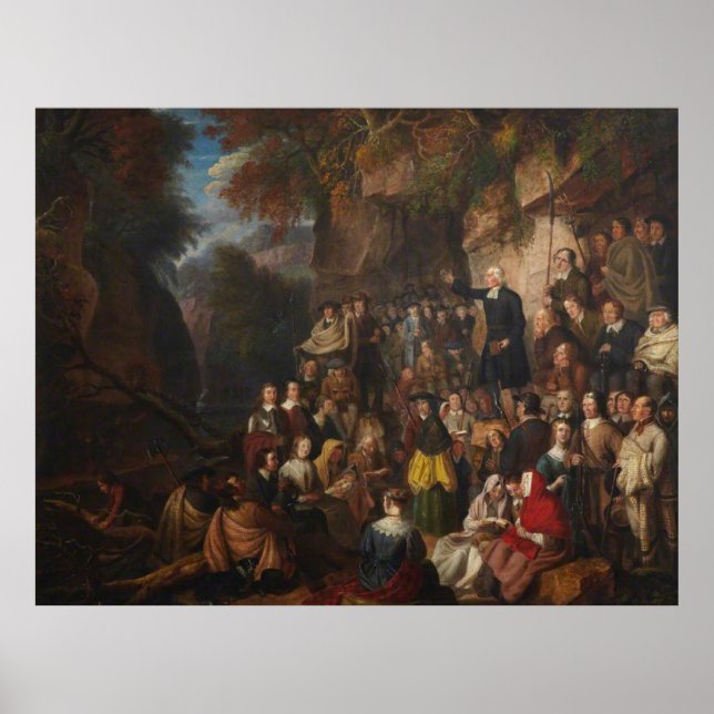 Covenanters in a Glen Poster (Front)