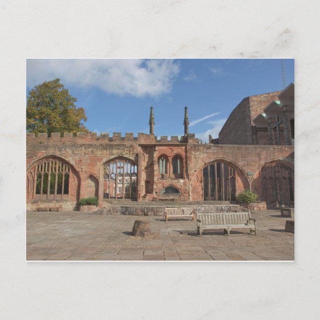 Coventry Cathedral Postcard (Front)