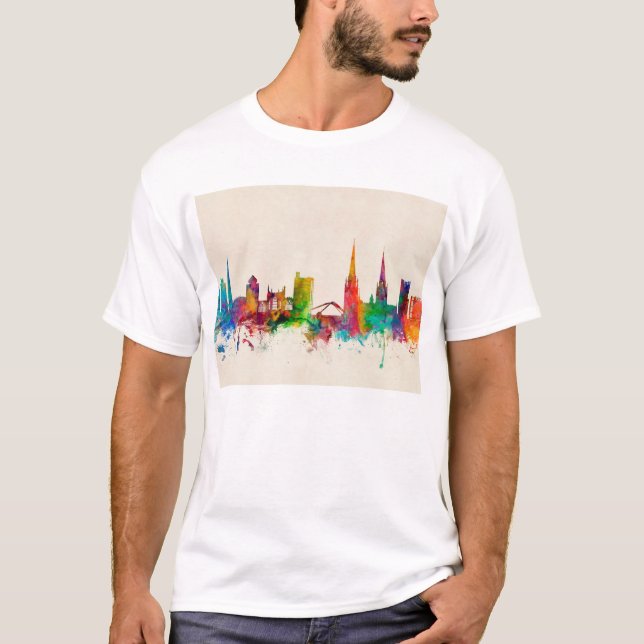 Coventry England Skyline T-Shirt (Front)