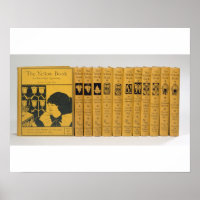 Cover and spine designs for 'The Yellow Book', Vol