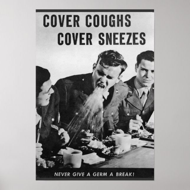 Cover Coughs, Cover Sneezes Poster (Front)