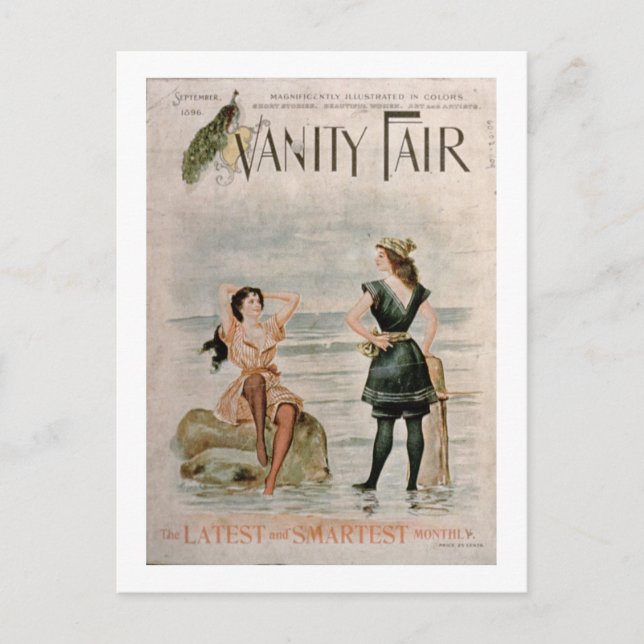 Cover for 'Vanity Fair', September 1896 (colour li Postcard (Front)