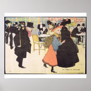 Cover illustration for 'La Vie en Rose', 1903 (col Poster