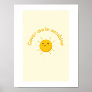 cover me sunshine, cute poster