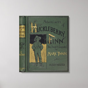 Cover of 'Adventures of Huckleberry Finn' by Mark Canvas Print