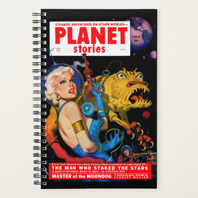 Cover of Planet Stories July of 1952 Planner (Front)