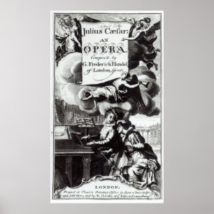 Cover of Sheet Music for Julius Caesar Poster