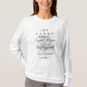 Cover of the score sheet of 'Seasons' T-Shirt
